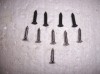 HEADLIGHT BEZEL SCREWS 10 68-69 CHEVY II/NOVA